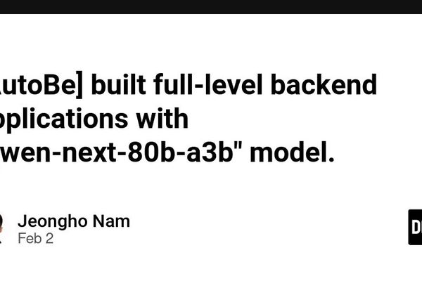 AutoBE Advances Backend Automation with Qwen3-Next-80B-A3B Model