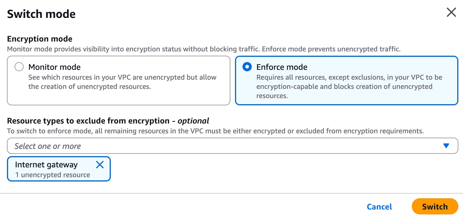 VPC Encryption Controls