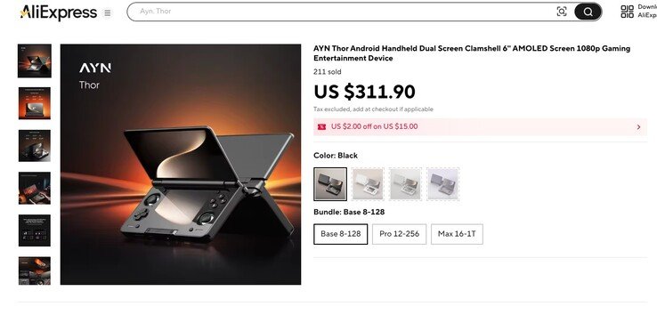 AYN begins selling the Thor and Odin 3 on its official AliExpress storefront - NotebookCheck.net News