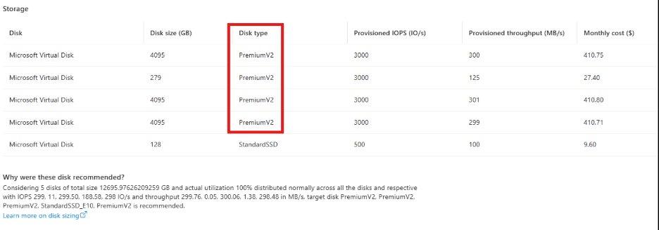 Azure Migrate: Now Supporting Premium SSD V2, Ultra and ZRS Disks as Targets | Microsoft Community Hub