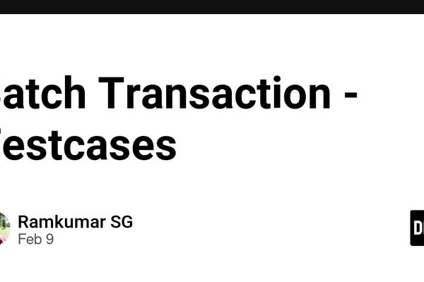 Comprehensive Batch Transaction Test Suite: Testing Atomicity and Transaction Modes