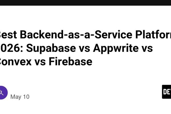 Best Backend‑as‑a‑Service Platforms 2026: Supabase vs Appwrite vs Convex vs Firebase