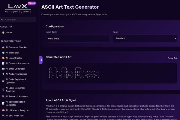 Beyond Pixels: How ASCII Art Generator Empowers Modern Development Workflows