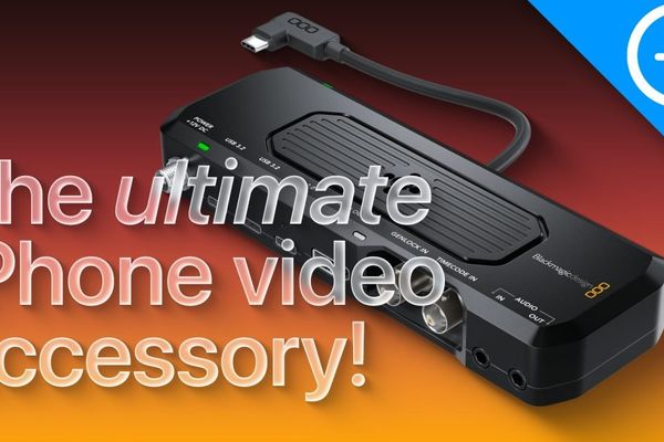 Blackmagic Camera ProDock transforms iPhone into professional video rig