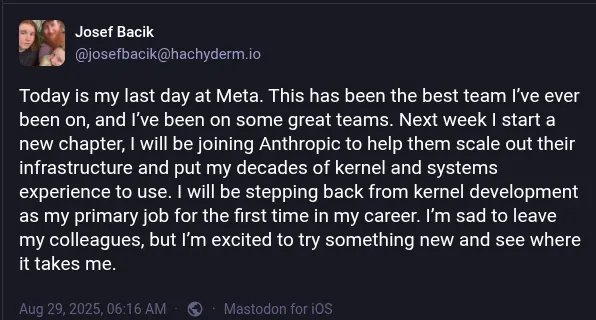 Btrfs Co-Maintainer Josef Bacik Departs Meta, Steps Back From Linux Kernel Development