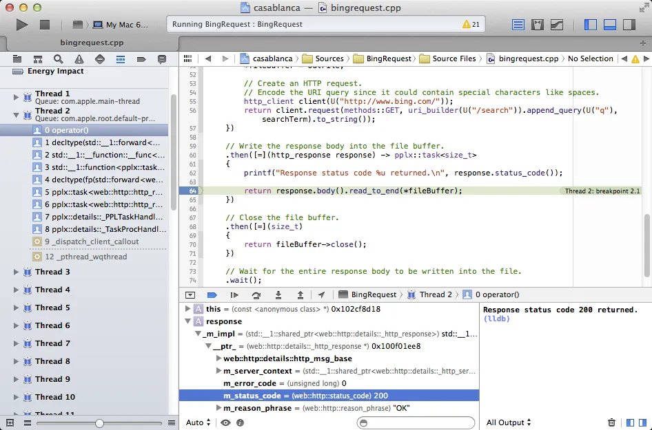 xcode Debug session AKA needle in the haystack