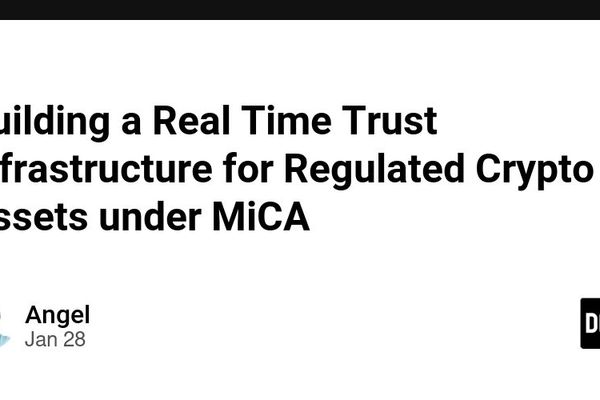 Building Real-Time Trust Infrastructure for MiCA-Regulated Crypto Assets