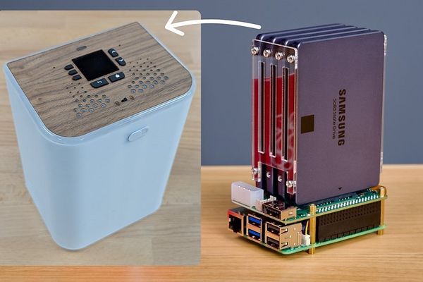 Building a Smarter DIY NAS: Raspberry Pi 5 Meets Radxa Penta HAT in Aluminum Enclosure with Embedded GUI