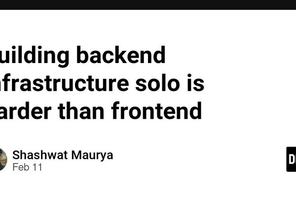 The Silent Complexity of Backend Infrastructure: Why Scaling Isn't Just a Technical Problem