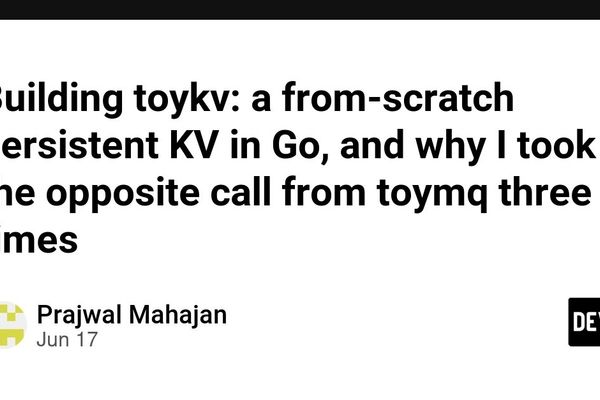 Toykv turns RESP2 into a crash-tested Go KV store