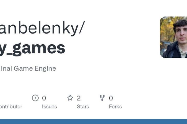 Building Trainable Terminal Games: Introducing tty_games Engine for Python