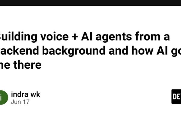 Backend engineers can build voice AI agents with protocol evidence
