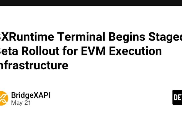 BXRuntime Terminal’s Staged Beta Brings Programmable Execution Observability to EVM