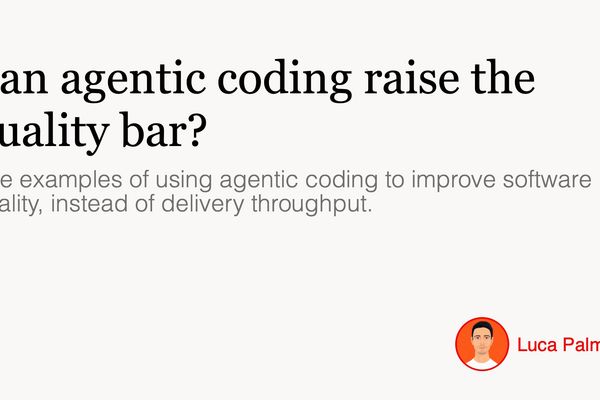 The Quality Imperative: How Agentic Coding Can Elevate Software Beyond Throughput