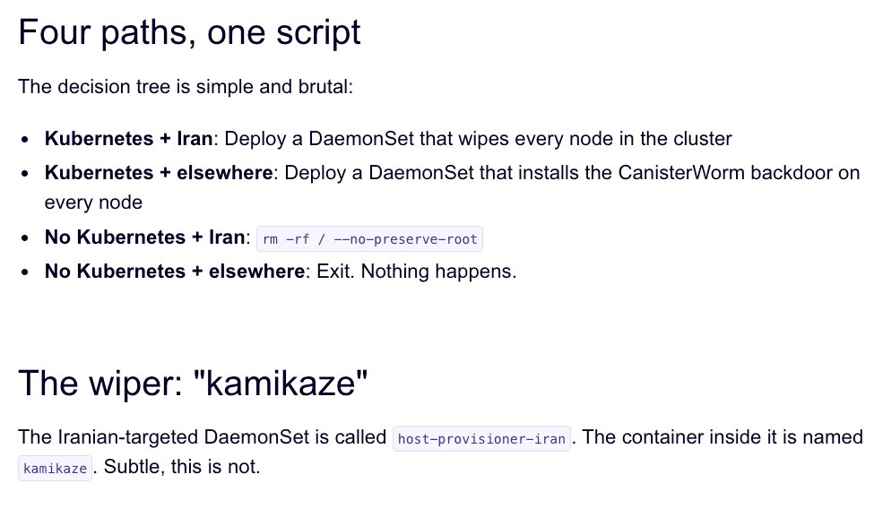 ‘CanisterWorm’ Springs Wiper Attack Targeting Iran – Krebs on Security