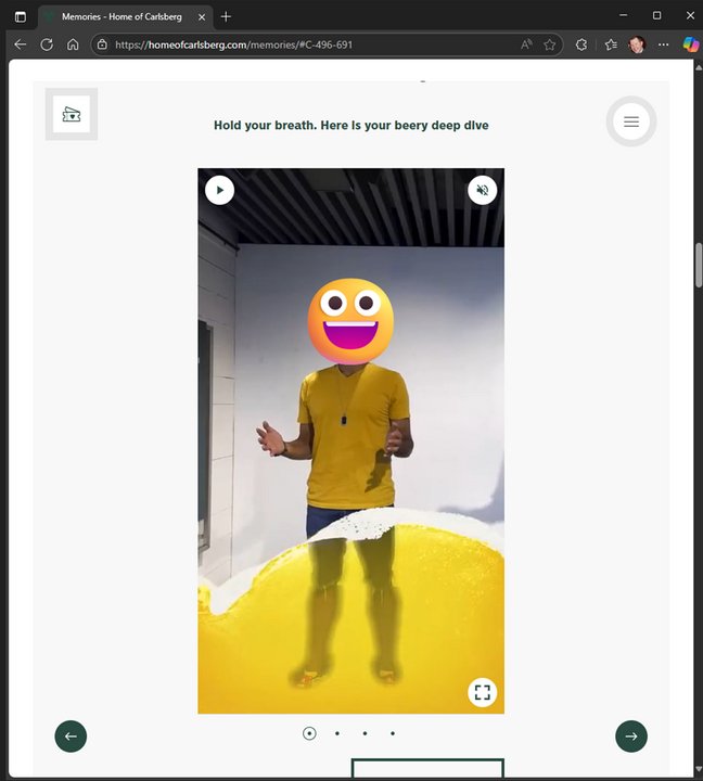 Downloading visitors' images taken at the Carlsberg Experience (Ken Munro/Pen Test Partners)