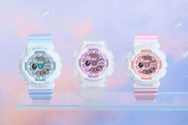 Casio Baby-G BA-100 Series Gains Polarized Hybrid Models with Fashion-Forward Designs