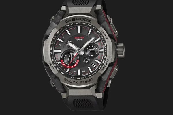 Casio's MTG-B4000B-1A hits the US at $1,500 with an AI-tuned carbon and steel case