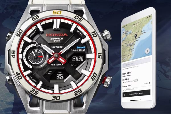 Casio Edifice-Honda Sospensione ECB-2300HR-1A Confirmed for European Release in March 2026