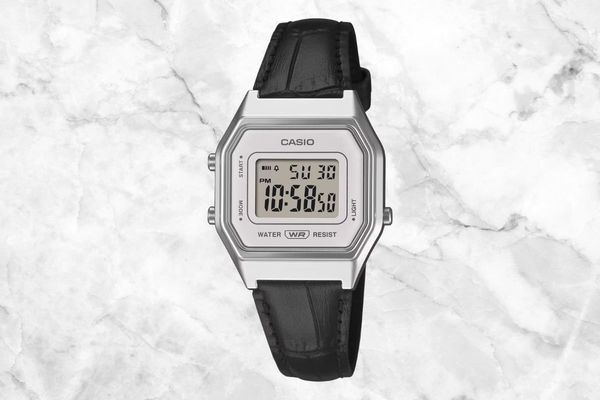 Casio's Vintage LA680WEL-1 Watch Brings Leather Luxury to Digital Timepieces