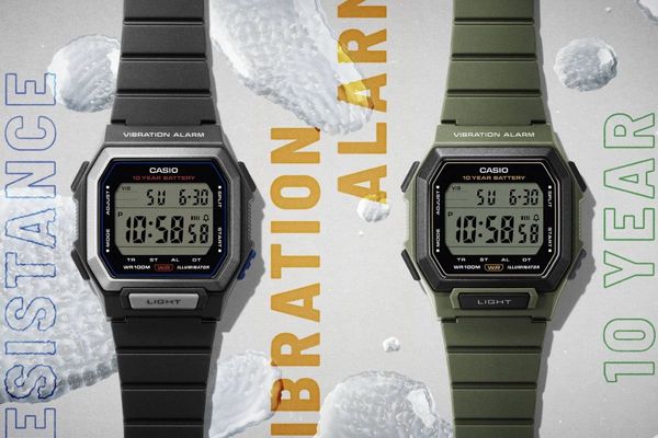 Casio Unveils New W-738H Digital Watches with 10-Year Battery Life
