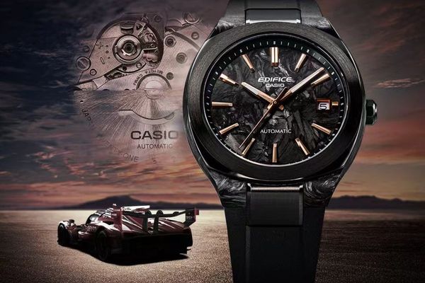 Casio's Edifice EFK-200 Automatic Line Hits Retail in China, Carbon-Fiber Toyota Racing Model Tops the Range