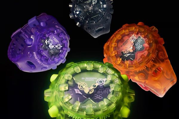 Casio's Y2K Revival: Translucent G-Shock GA-V01SKE Series Blends Futuristic Design with Retro Vibes