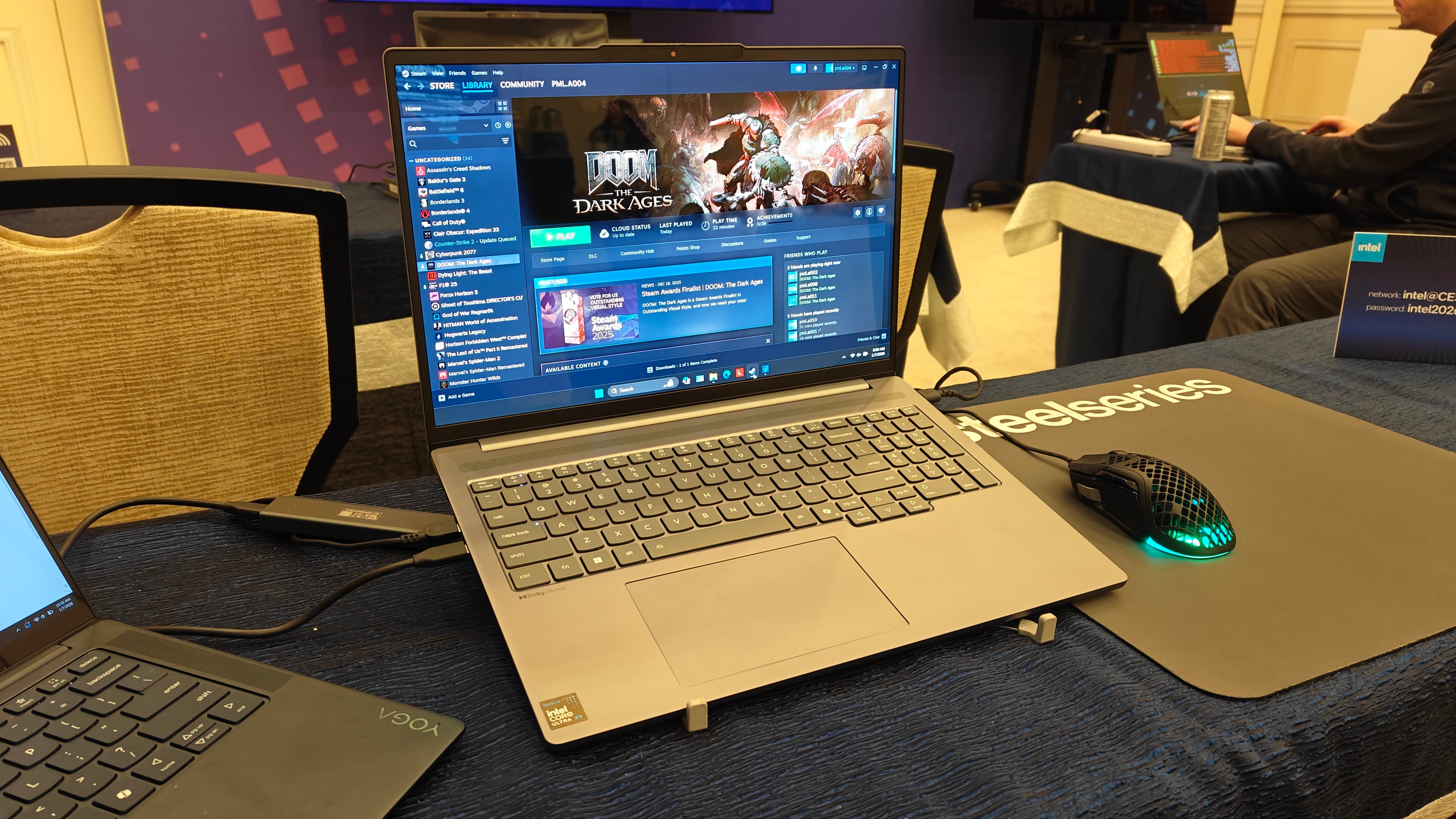 A Panther Lake test system.