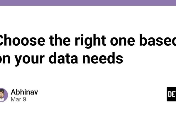 Choosing the Right Data Storage Solution: A Practical Guide