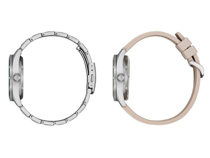 The Citizen NJ022 watches have metal or urethane straps. (Image source: Citizen, edited)