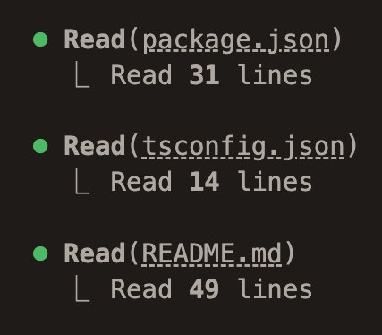 Before: individual file paths shown inline