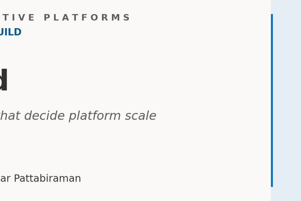 Five Design Disciplines That Determine Cloud Platform Scalability