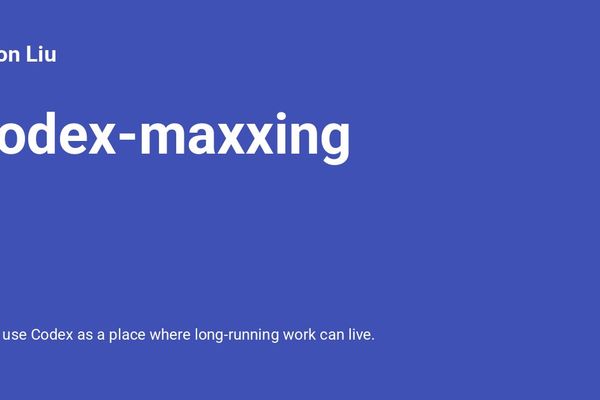 Codex-Maxxing: Beyond Code to a Persistent AI Work Partner