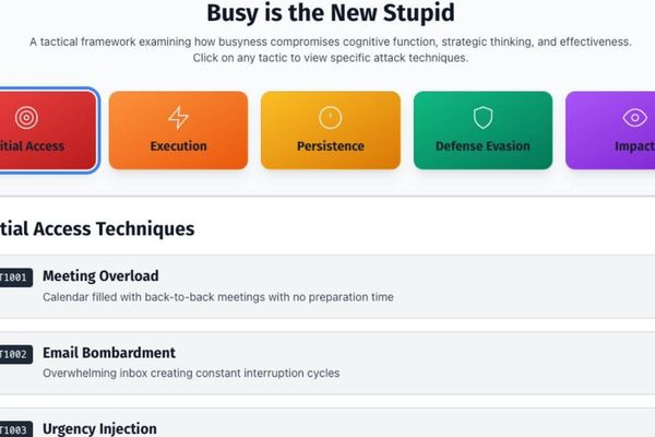 Cognitive Security: Applying Cyber Defense Tactics to Combat Tech Burnout
