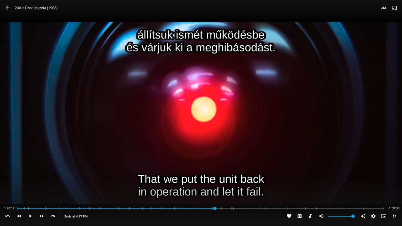 Combined bilingual subtitle in Jellyfin