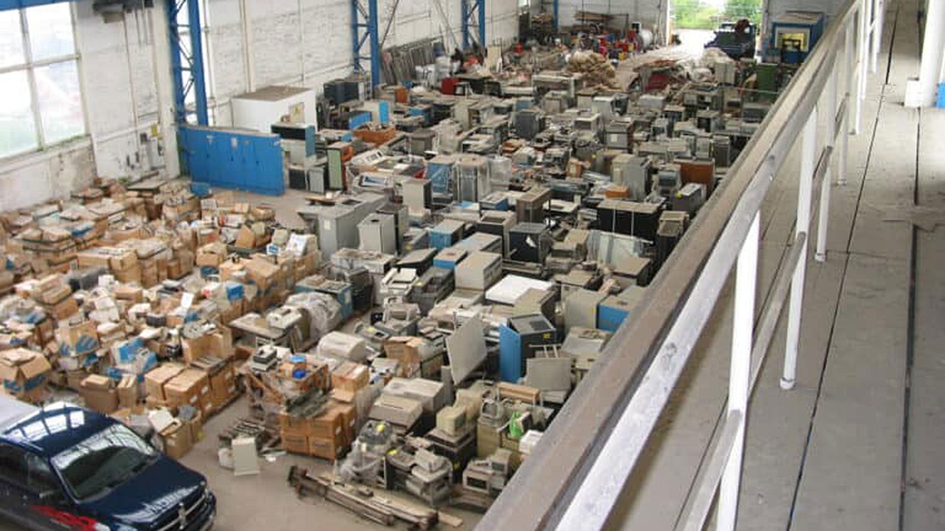 Artifacts rescued from an abandoned warehouse in Germany