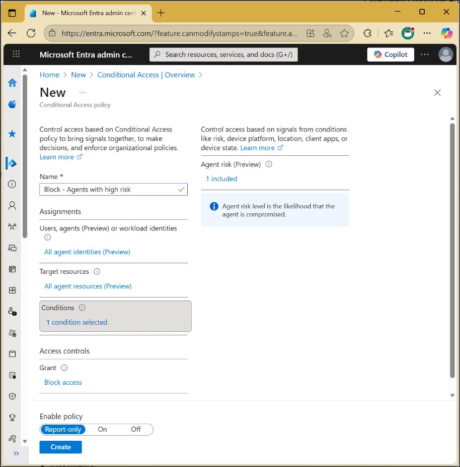 Conditional Access for Agent Identities in Microsoft Entra | Microsoft Community Hub