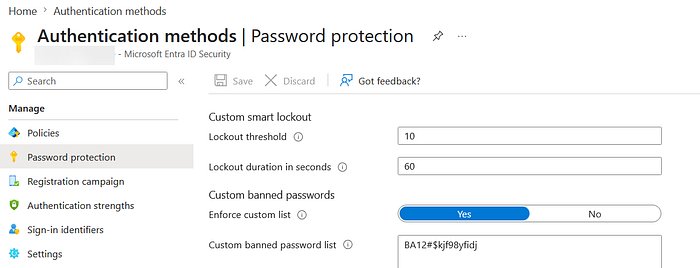 Image of “Custom banned password list”