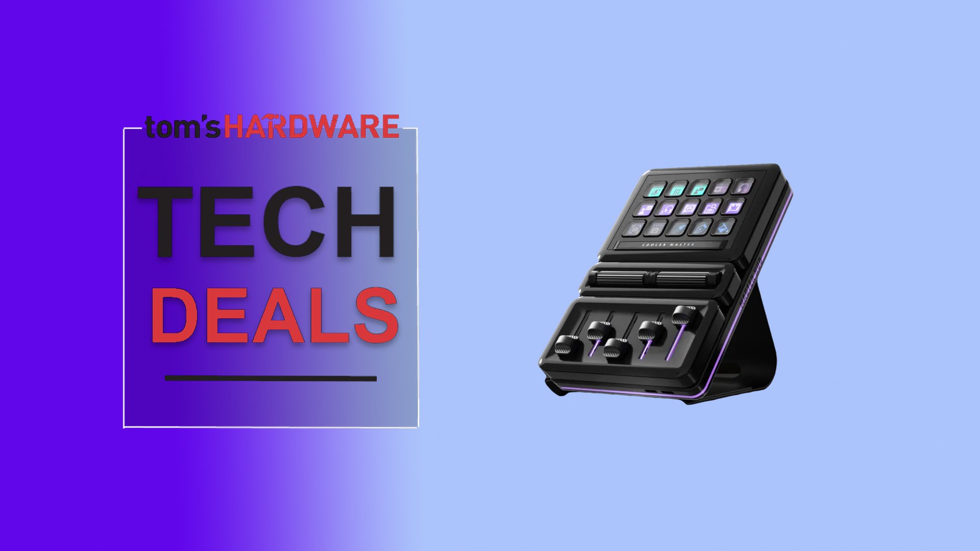 Deals post feature image for the Cooler Master MasterHUB control deck
