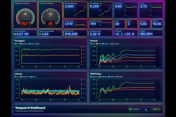 Original Task Manager Creator Unveils Retro-Futuristic AI Dashboard Project