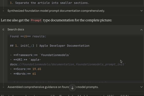Cupertino: A New MCP Server Brings Accurate Apple Docs to Claude Code