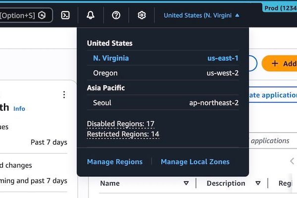 Customize Your AWS Management Console with Visual Settings and Selective Visibility