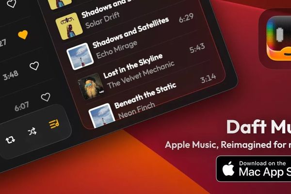 Daft Music Reimagines Apple Music with Native macOS Elegance