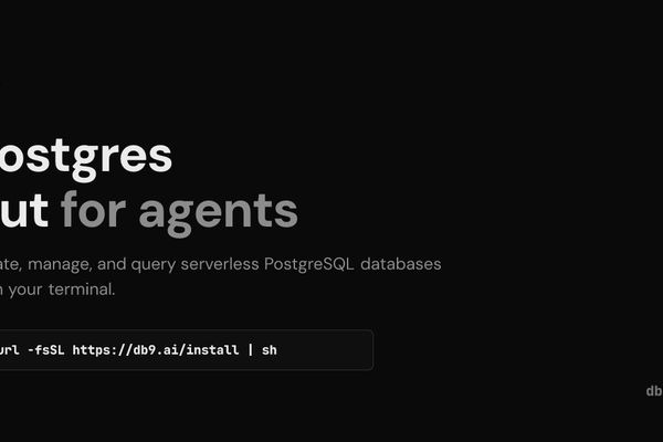 db9 — Postgres but for agents