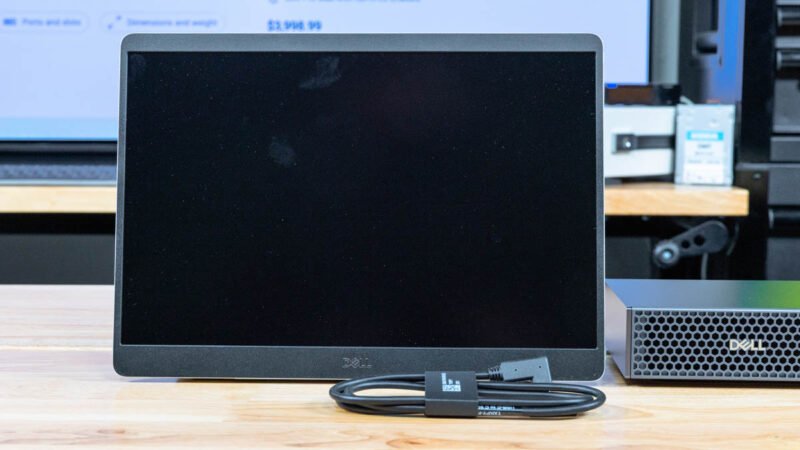 Dell Pro 14 Plus Portable Monitor P1425 Type C Cable 2