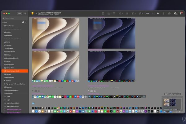 Apple Ships iOS 27, iPadOS 27, and macOS 27 'Golden Gate' Design Resources for Sketch