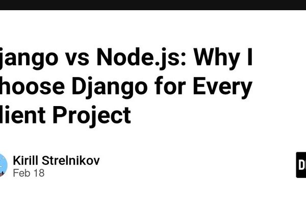 Django vs Node.js: Why Django Wins for Real-World Client Projects