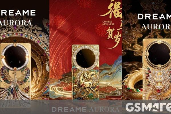 Dreame's Luxury Aurora Phone: Three Gilded Designs Steeped in Symbolism