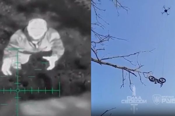 Drone-Delivered E-Bike Executes Daring Ukrainian Soldier Rescue