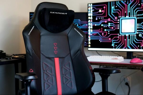 DXRacer Martian Pro Red Triangle Review: Premium Gaming Chair with Integrated Electronics